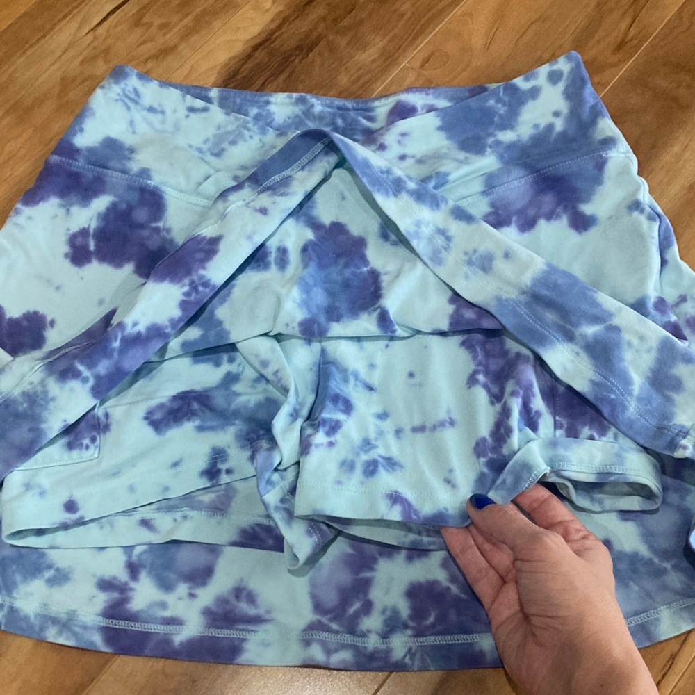 Victoria's Secret Blue and Purple Skater Skirt - Picture 3 of 5
